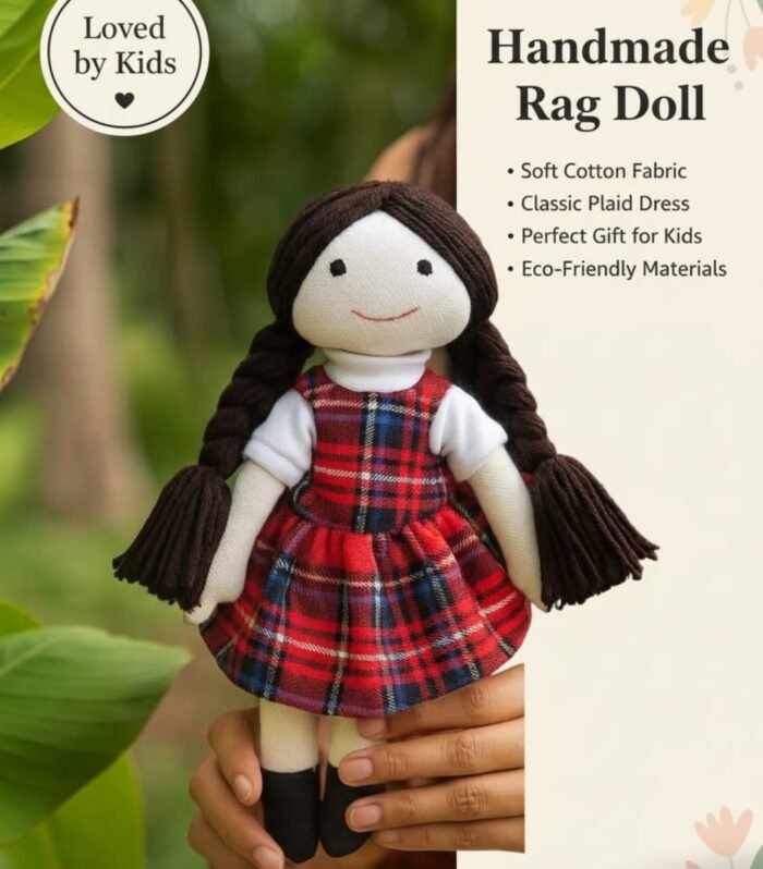 Doll in school uniform